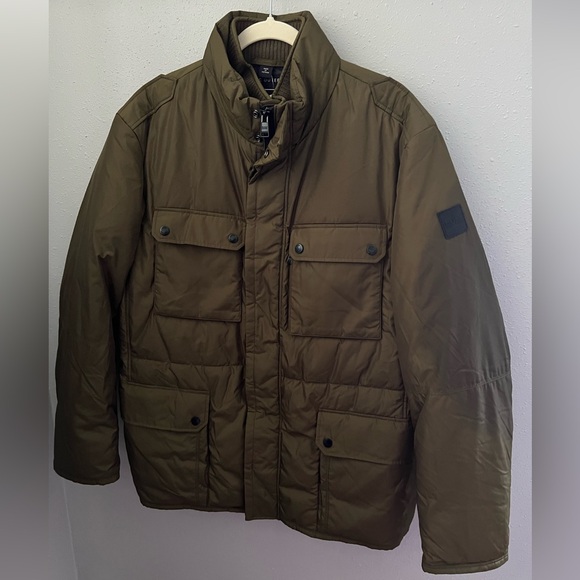Boss Other - Hugo Boss Men's padded Water-Repellent Field Jacket in Olive Green Size 44R New